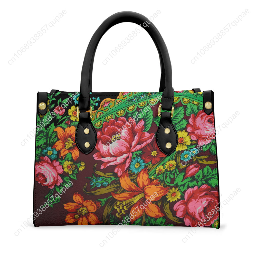 Ethnic Fashion Images - Fashionable Ethnic Floral Prints Tote Bag