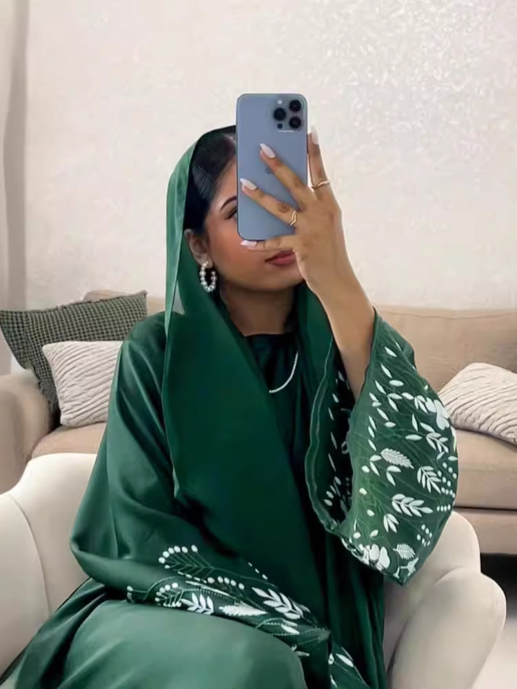 Turkey Emboridery Abaya for Wo - Jalabiya Women Arabic 评论和价格