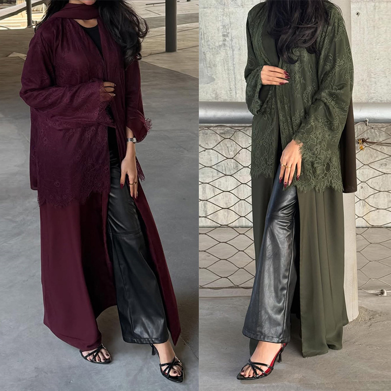 Cardigan Women Eid Abaya Party - Jalabiya Women Arabic 评论和价格