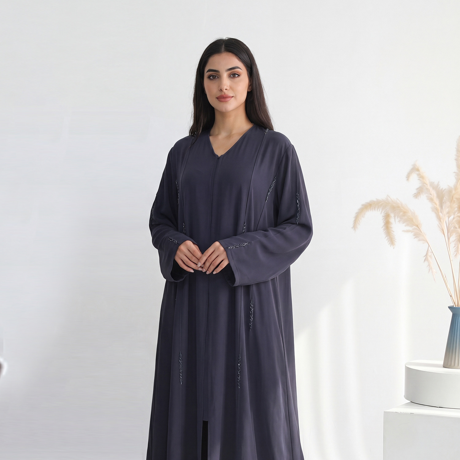 Eid Women Abaya Beading Dresse - Jalabiya Women Arabic 评论和价格