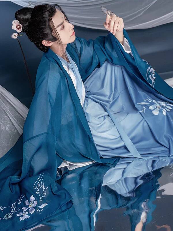 Chinese New Modern Hanfu Man T - Hanbok Modern Set 评论和价格