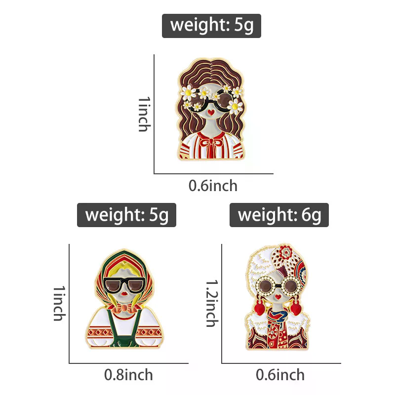 Cartoon Russian Girls Characte - Ethnic Fashion Images 评论和价格