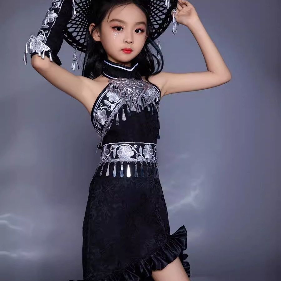 Children's Suit Trailing Skirt - Ethnic Fashion Runway 评论和价格