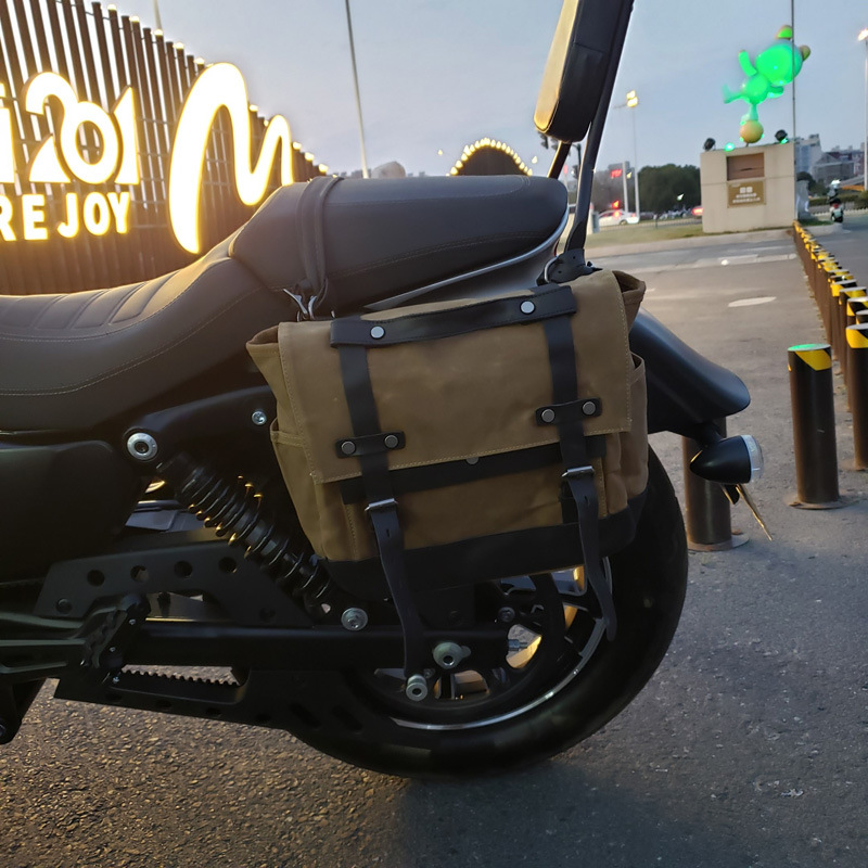 Vintage Motorcycle Saddlebag W - Ethnic Fashion India 评论和价格