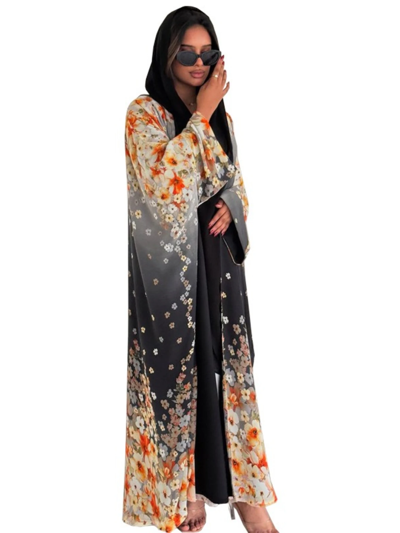 Muslim Women Abaya Cardigan Pr - Jalabiya Women Arabic 评论和价格