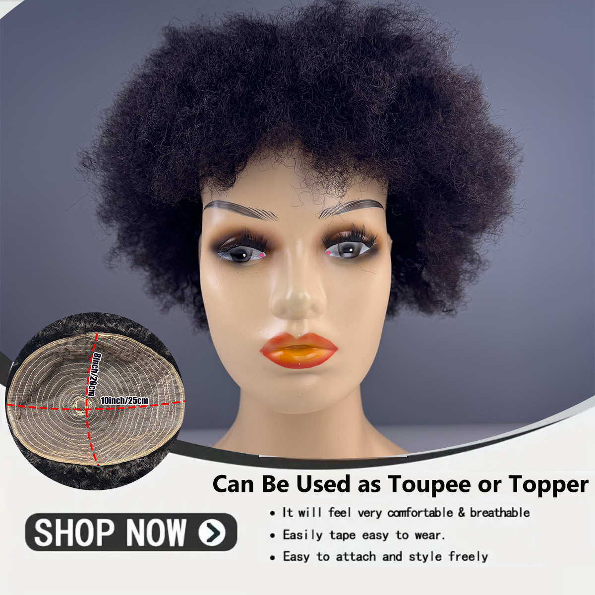 Unisex Human Hair Toupee or To - Ethnic Fashion India 评论和价格