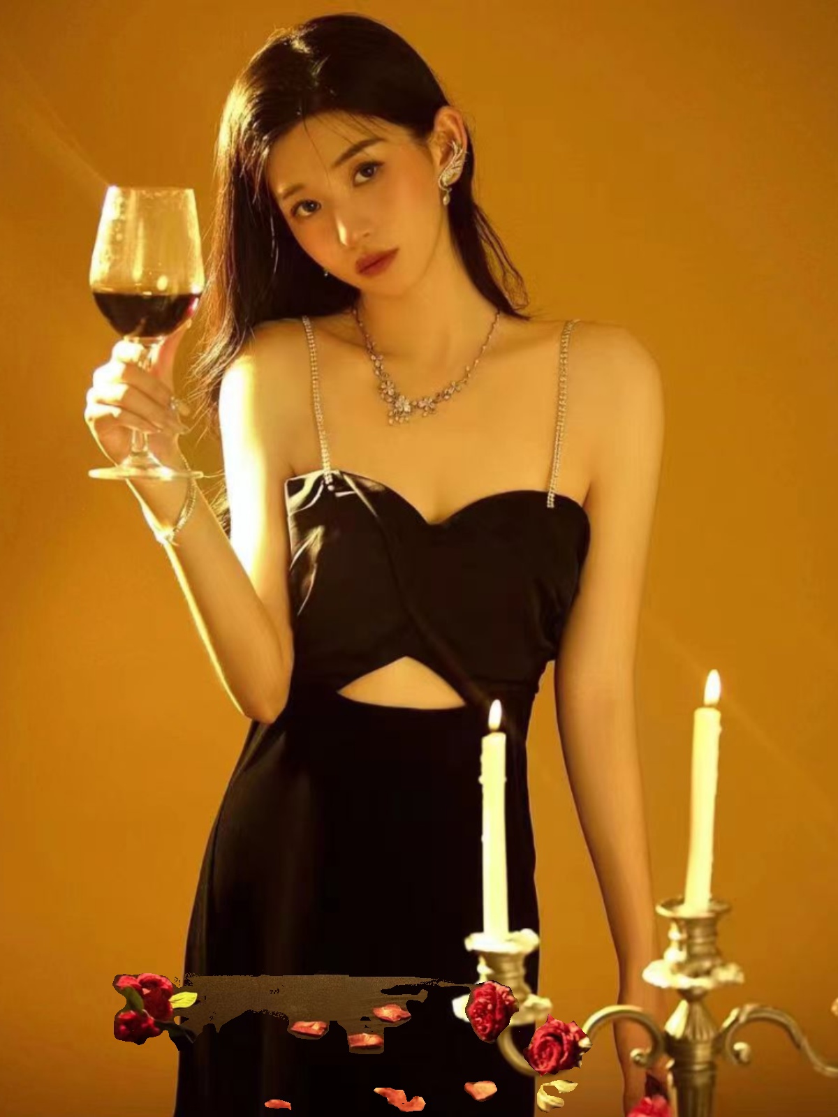 Sexy Backless Strap Dress Phot - Ethnic Fashion Shoot 评论和价格