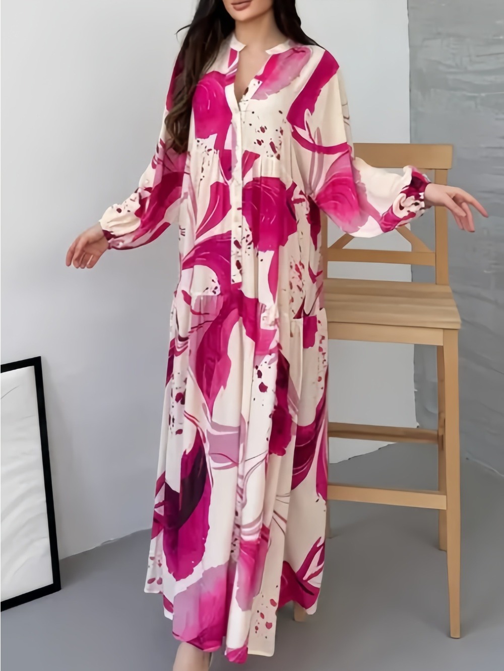Eid Women Dress Abaya Muslim L - Jalabiya Women Arabic 评论和价格