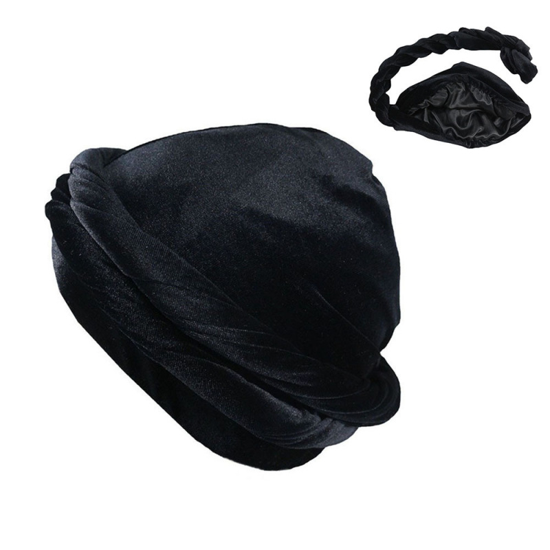 Solid Color Men's Velvet Head  - Ethnic Fashion Men 评论和价格