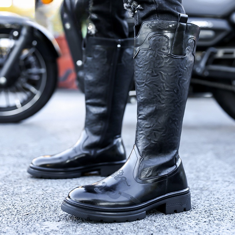 Men's Mid-calf Boots High Qual - Ethnic Fashion Men 评论和价格
