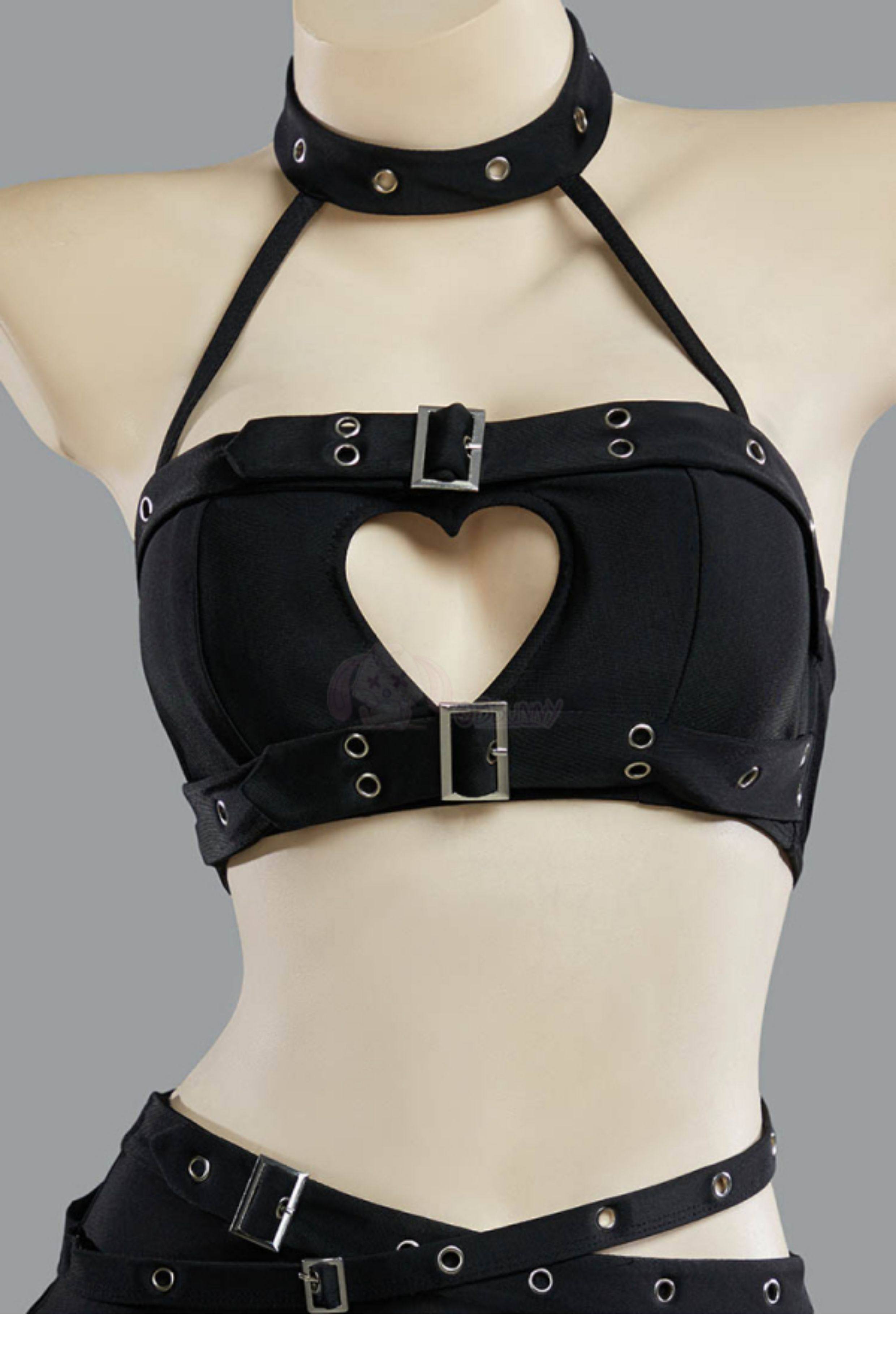 Gothic Punk Heart Hollow Halte - Ethnic Outfit 评论和价格