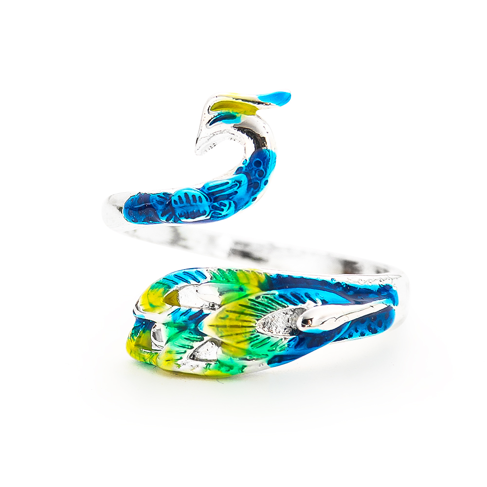 Ethnic Style Colorful Peacock  - Ethnic Fashion Images 评论和价格
